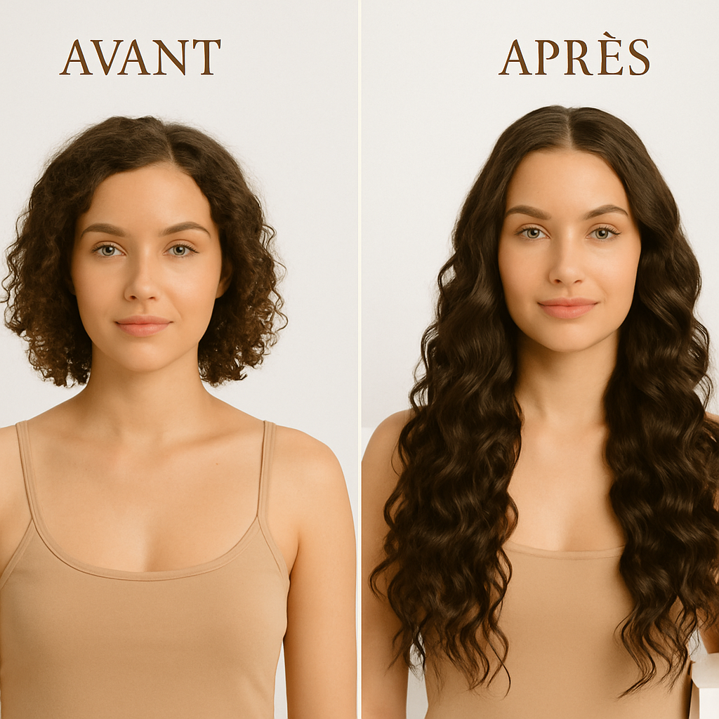 Extensions bandes adhésives “Tape” Haut de Gamme – 100% Cheveux Naturels Russes
