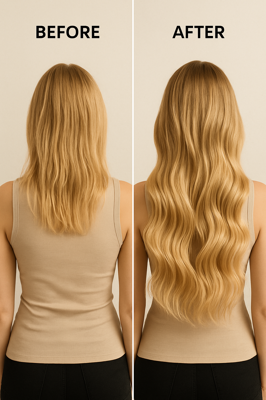 Extensions à Clips – 100% Cheveux Naturels Russes